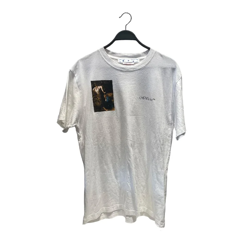 Shop and Save OFF-WHITE/T-Shirt/L/White/Cotton/OMAA027S22JER001/OMAA027S22JER001