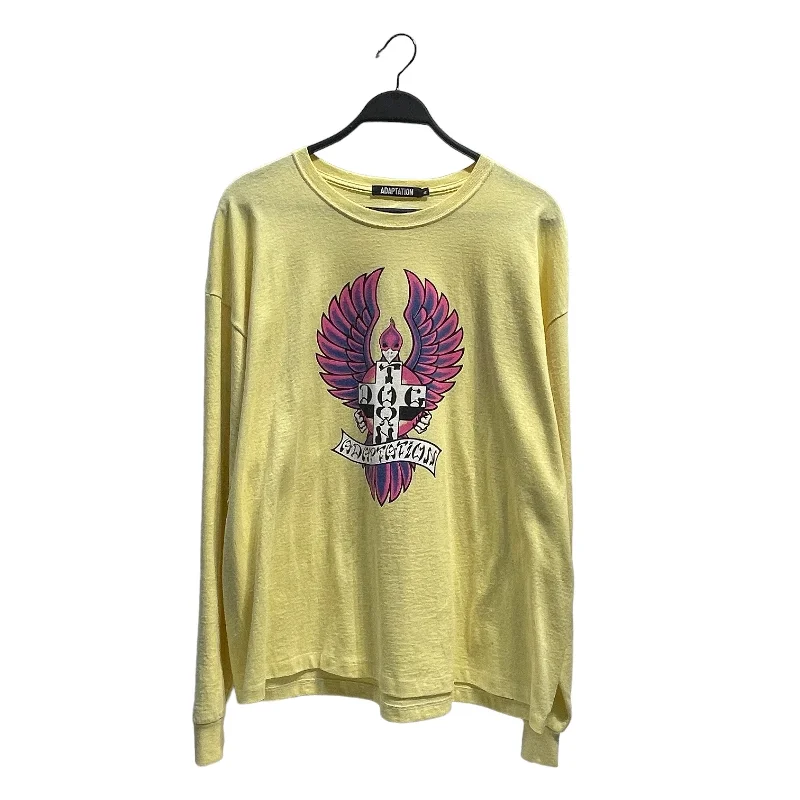 Price Reduction adaptation/LS T-Shirt/XL/Cotton/YEL/