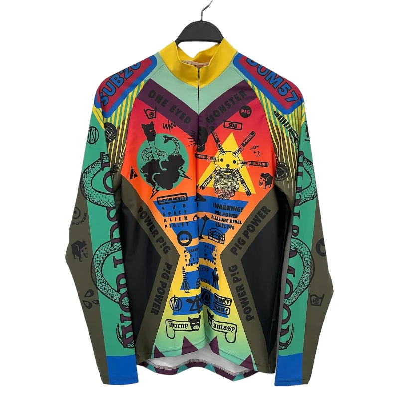 Seasonal Clearance Walter Van Beirendonck/LS T-Shirt/L/Polyester/MLT/All Over Print/