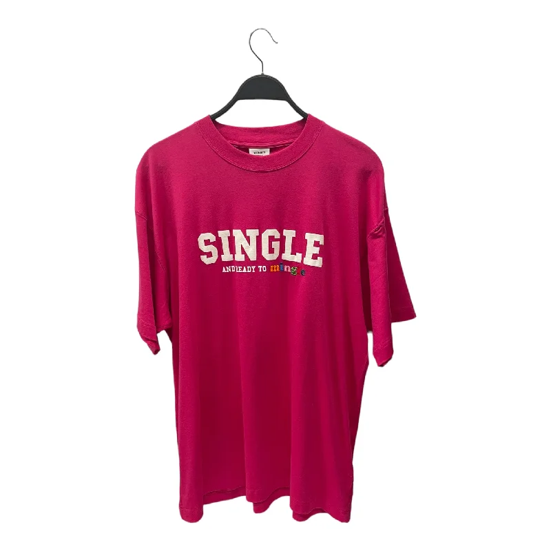Weekend Bargains to Enjoy VETEMENTS/T-Shirt/XS/Cotton/PNK/single