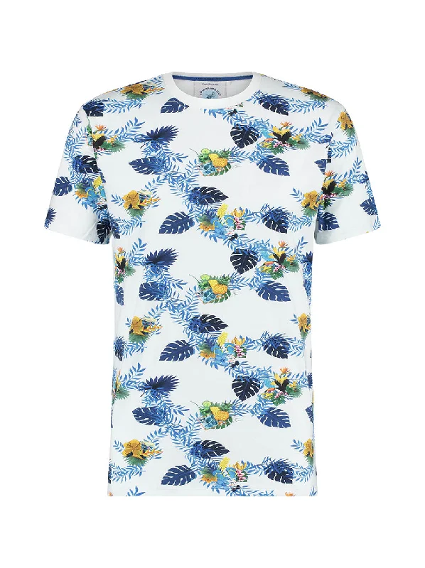 Quick Sale A Fish Named Fred Leaf Story Tee White