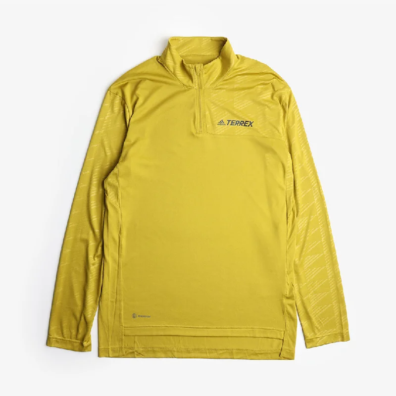 Amazing Value Adidas Originals Terrex Multi Half Zip Long Sleeve T-Shirt