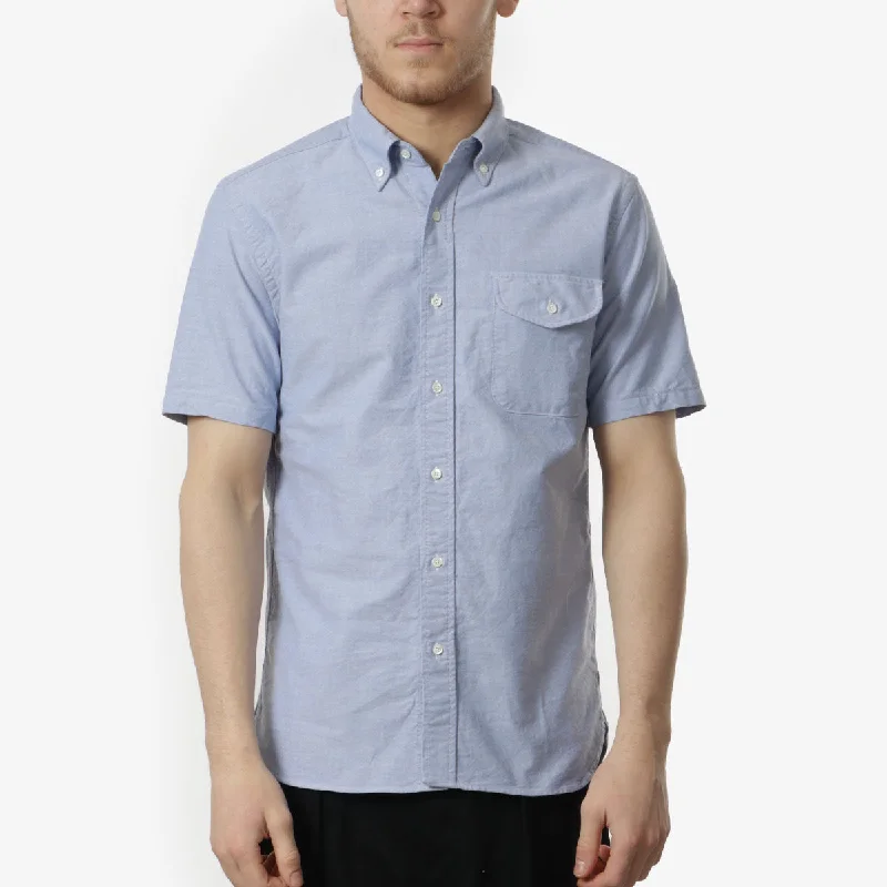 Crazy Deals Beams Plus Button Down Short Sleeve Oxford Shirt