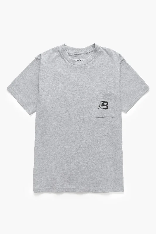 Shop the Weekend Away Blacksmith - Pocket Tee - Grey