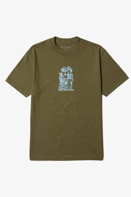 New Arrival Blacksmith - Pray For Peace, Prep For War Tee - Olive
