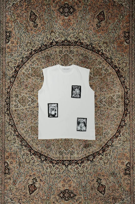 Lowest Price Children of the discordance DAMN ROMANCE PATCH NS TEE C (WHITE)