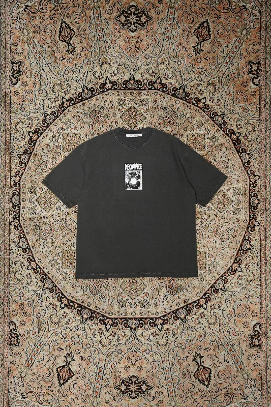 Seasonal Clearance Children of the discordance DAMN ROMANCE TEE A (BLACK)