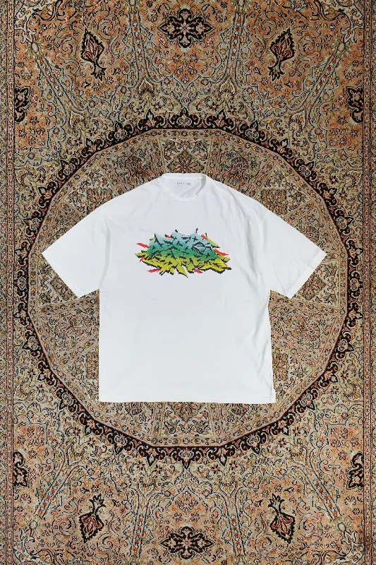 Hurry In Children of the discordance PIECE PRINTED TEE SS (AREA WHITE)