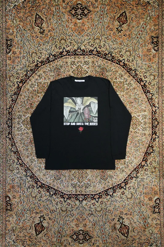 Today Only Children of the discordance STOP AND SMELL THE ROSES TEE A LS (BLACK)