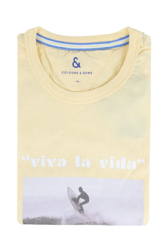 Best Seller Colours & Sons Print Tee Viva