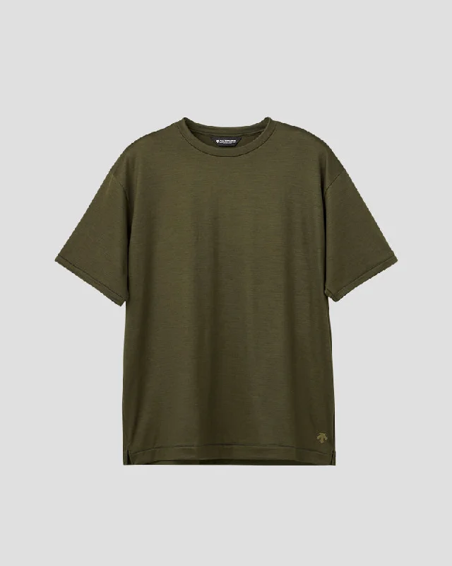 Special Price TOUGH WOOL 180 H/S T-SHIRT - KHAKI