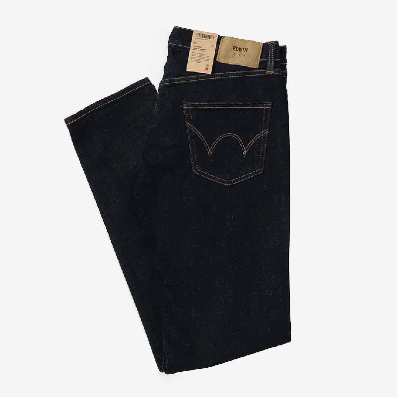 Markdowns Edwin Regular Tapered Kaihara Pure Indigo Stretch 13oz Denim Jeans