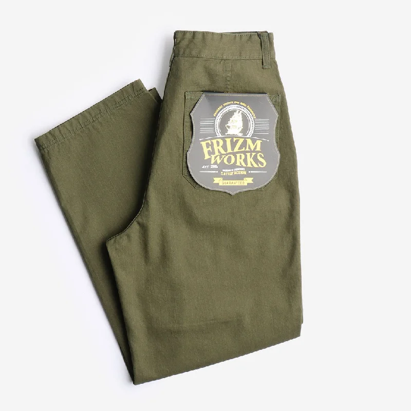 Weekend Discounts to Celebrate FrizmWORKS Slub Cotton Two Tuck Pant