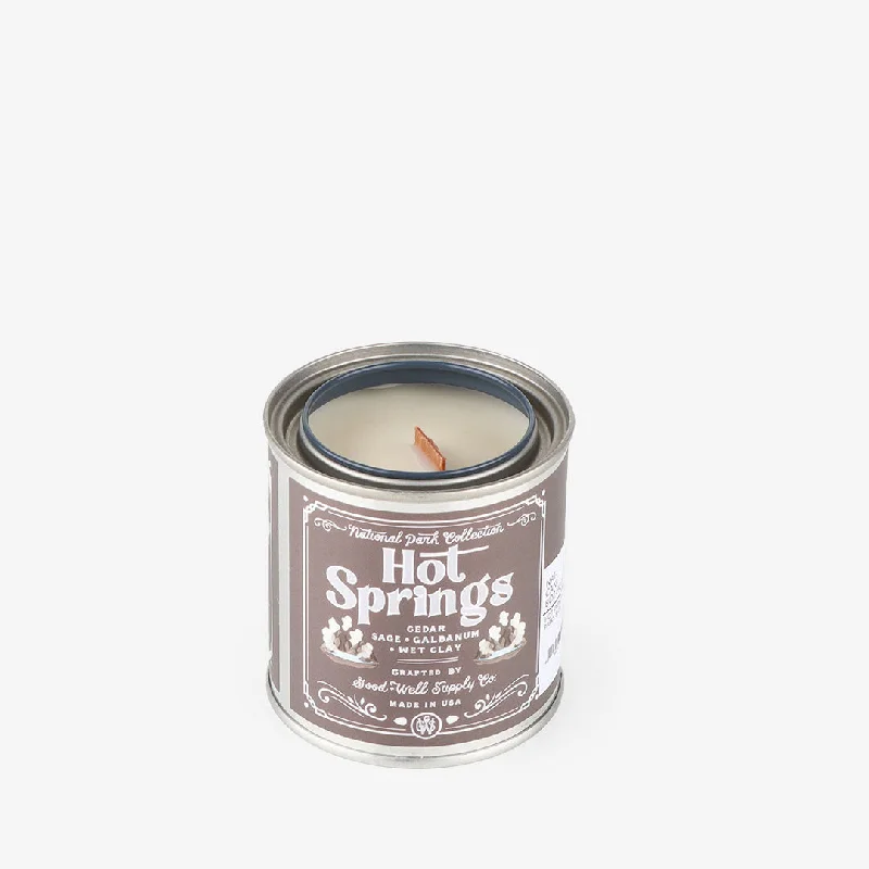 Stock Clearance Good & Well Hot Springs National Parks Candle