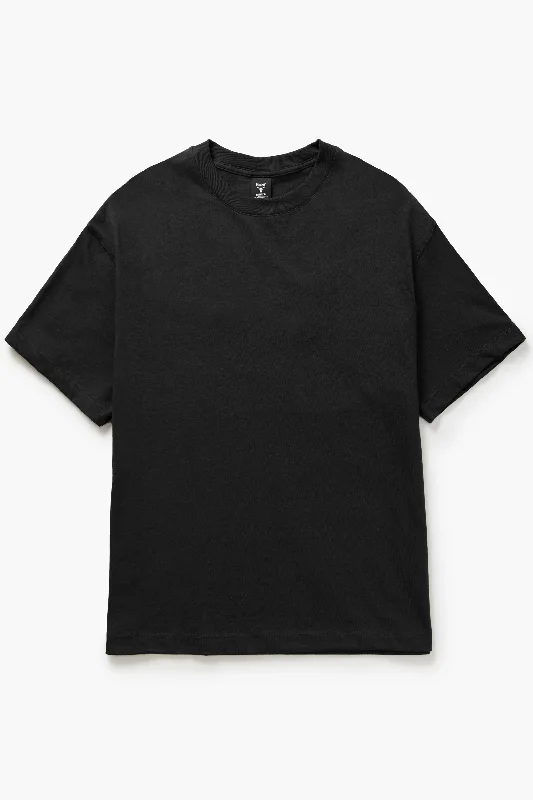 Weekend Price Cuts Galore Hanes - Oversized Beefy-T 6oz T-Shirt - Black