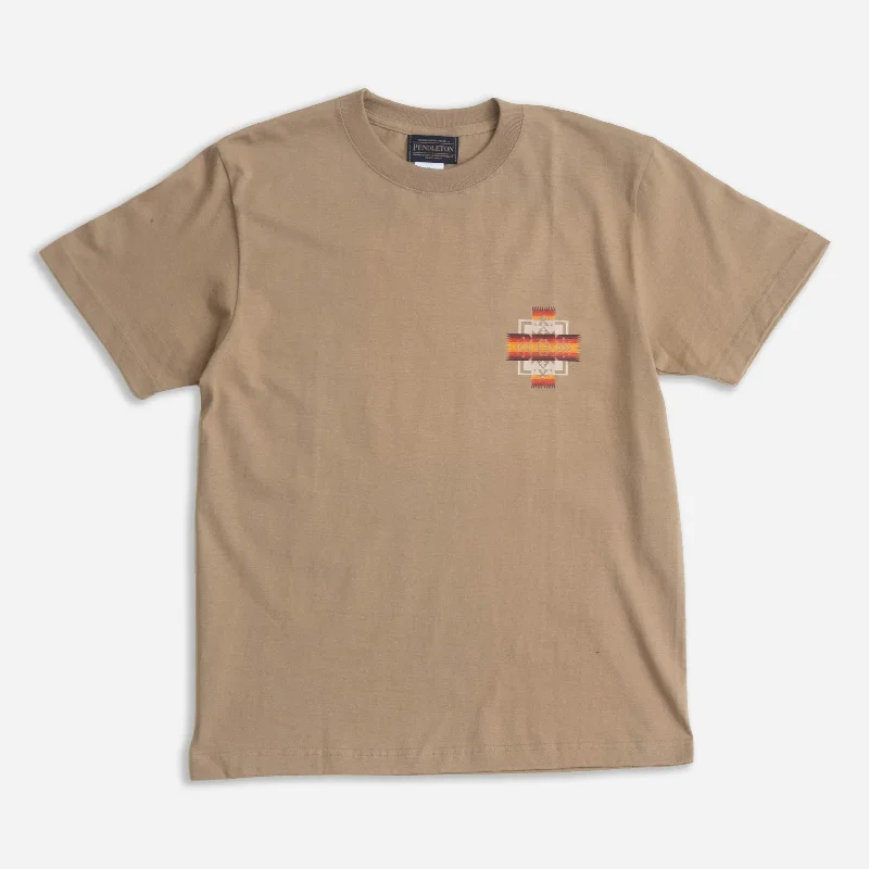 Clearance Sale HIGHLAND PEAK TEE - SAND