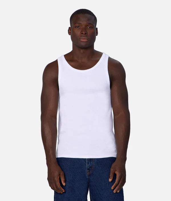 Fantastic Offers Industrie The Brando Ribbed Singlet White