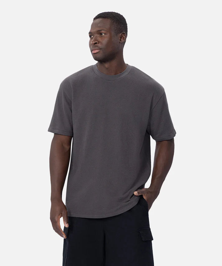 Blowout Sale Industrie The Henderson Boucle Tee Onyx