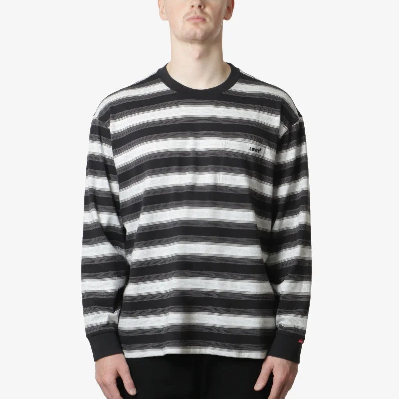 Overstock Clearance Levi's Long Sleeve Authentic Pocket T-Shirt