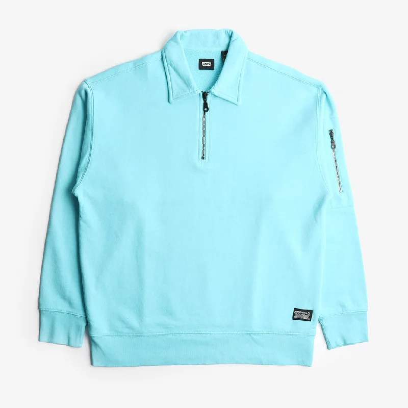 Mega Discount Levi's Skate New Quarter Zip Sweatshirt