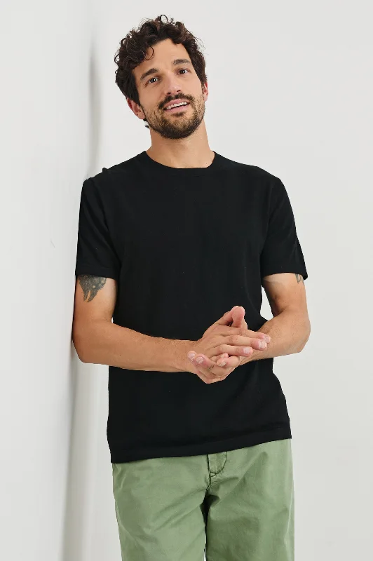 Weekend Offers That Please MASON COTTON CASHMERE T-SHIRT - BLACK