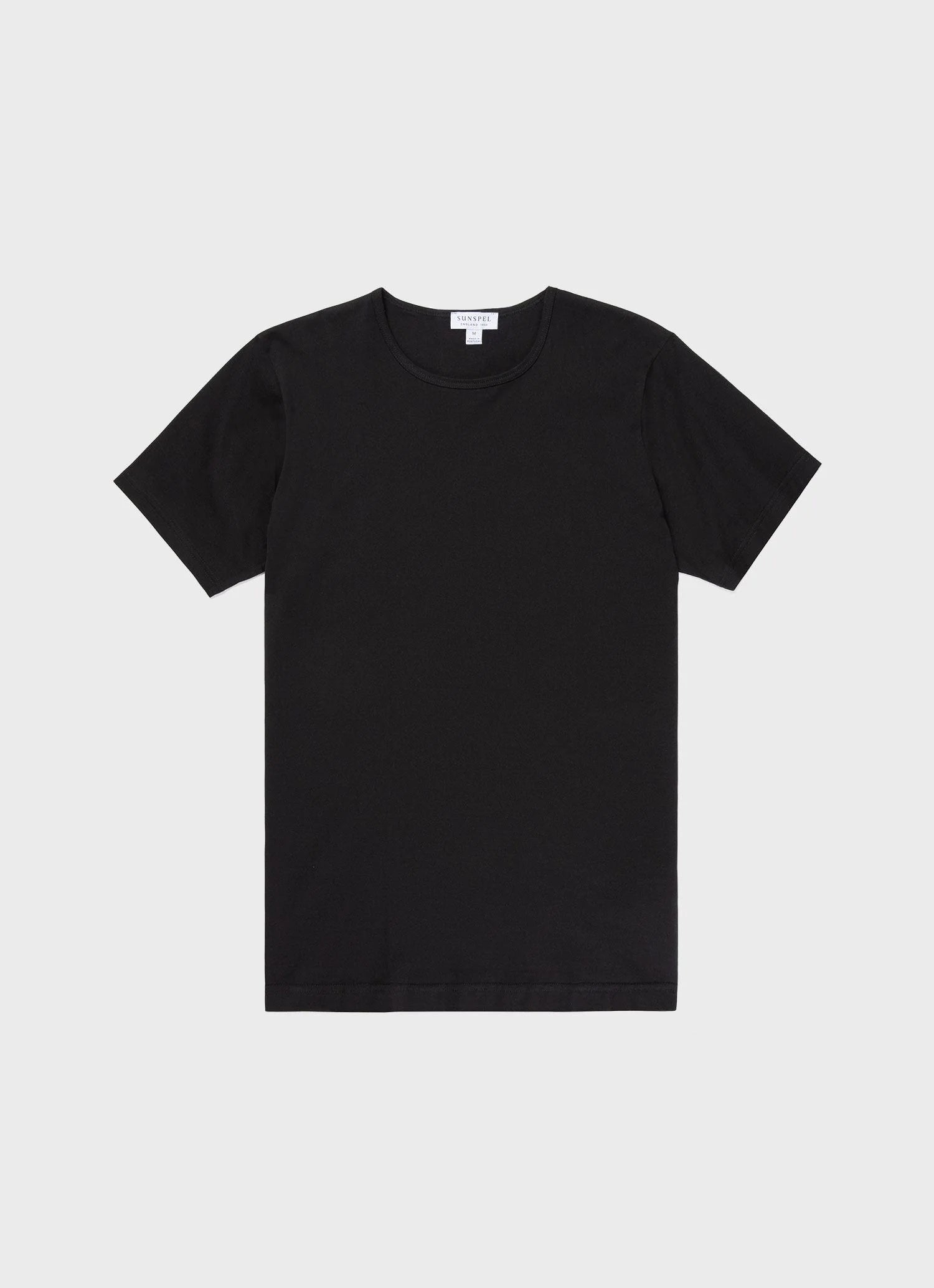 Don't Wait Superfine Cotton Underwear T‑shirt - Black