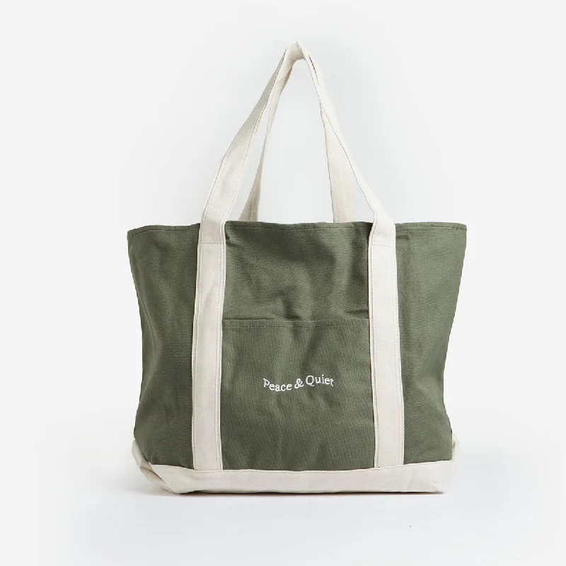 Weekend Offers That Dazzle Museum of Peace and Quiet Wordmark Boat Tote Bag
