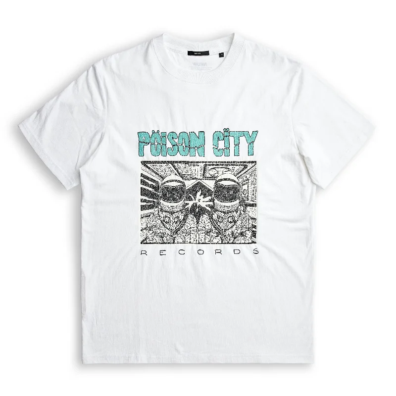 Today's Deal Neuw Poison City Band Tee White