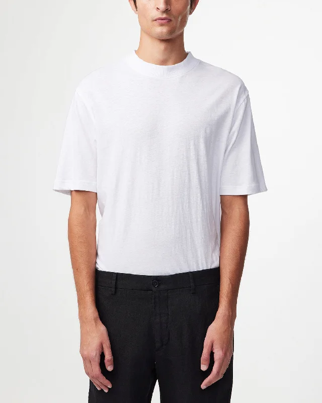 Super Sale NN07 3266 Adam SS Tee  White