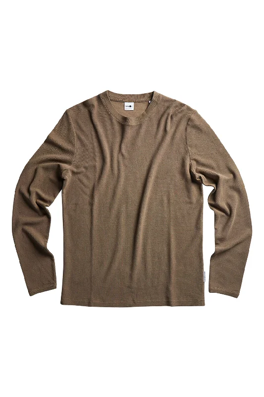 Year-End Clearance NN07 Clive Long Sleeve Tee Clay