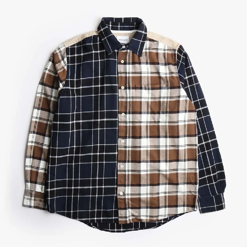 Extra Discount Norse Projects Algot Mixed Flannel Check Shirt