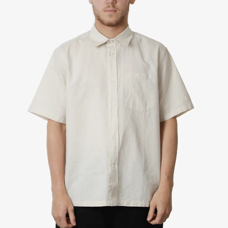 Hurry Up Norse Projects Ivan Relaxed Cotton Linen Shirt