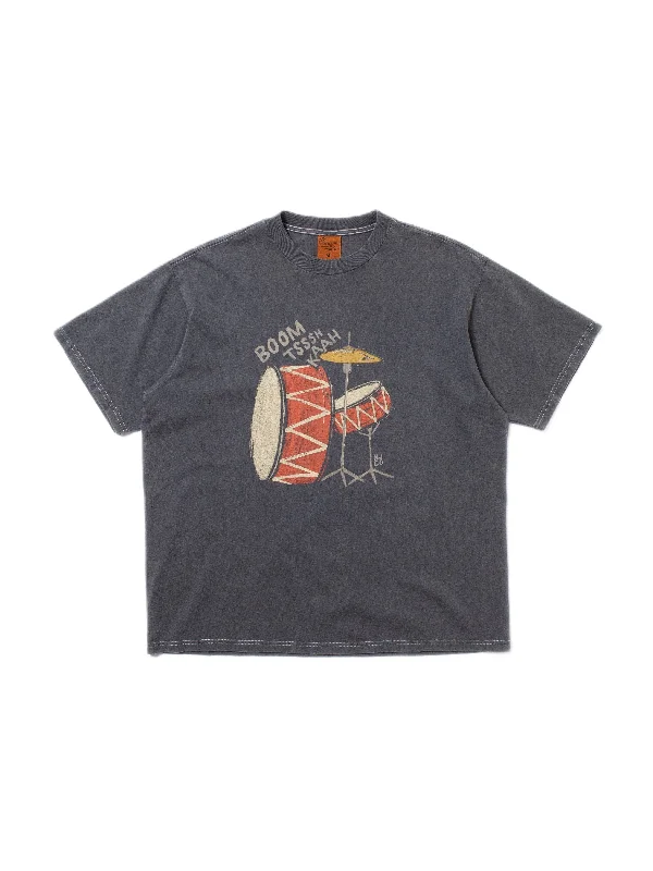 Best Seller Nudie Jeans Koffe Trummor Tee Antracite