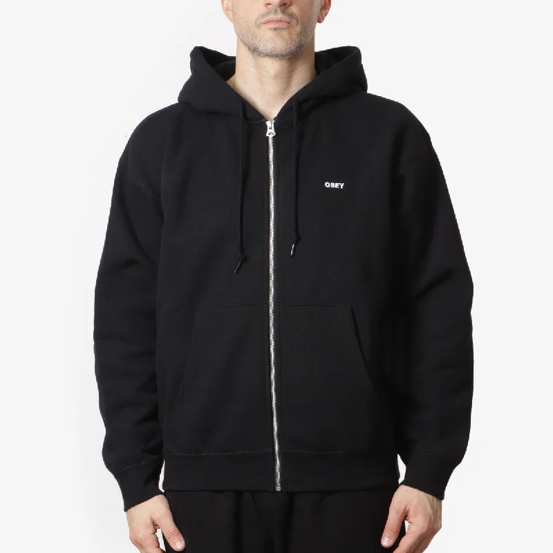 Savings Galore OBEY Established Works Bold Zip Hoodie II
