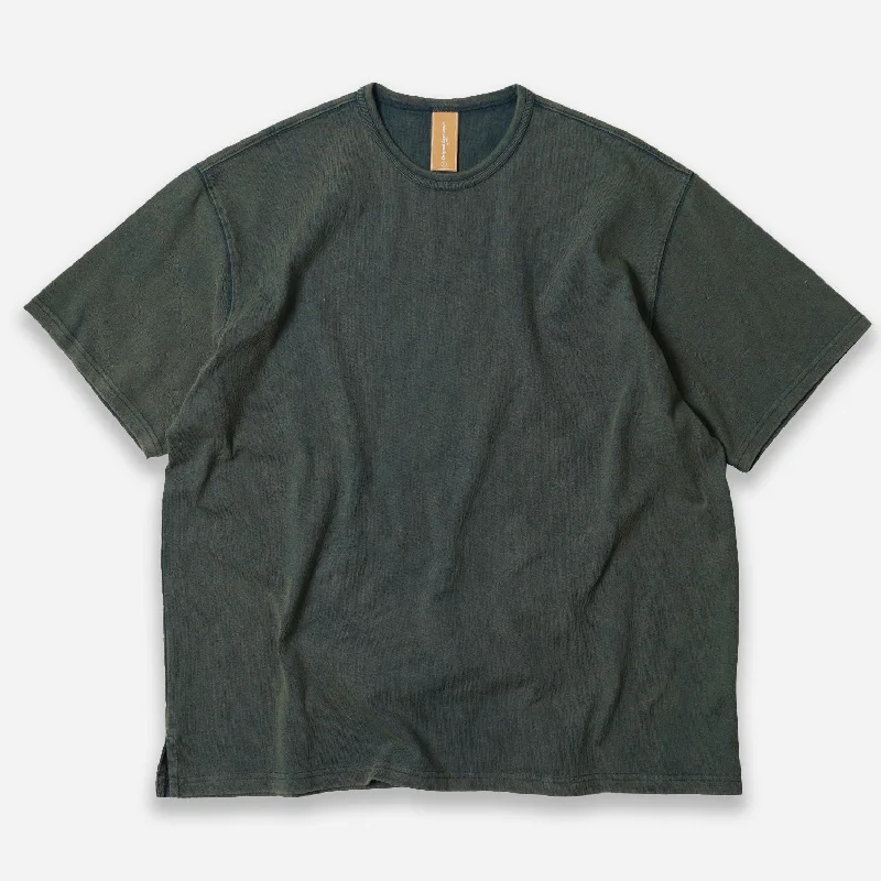 Online Specials OG VINTAGE DYEING HALF TEE - DARK GREEN