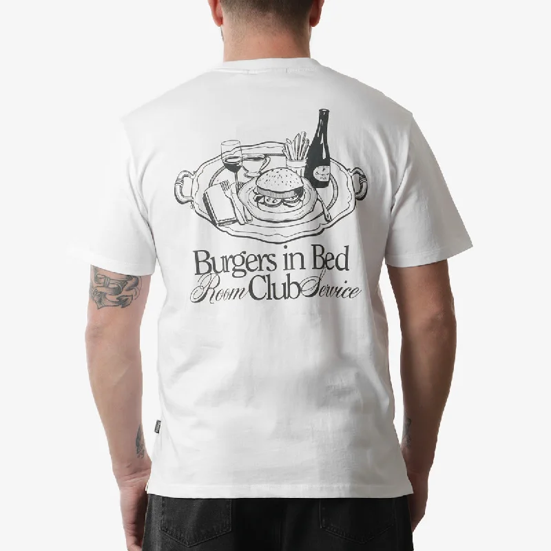 Deal Dash Pompeii Burgers In Bed Graphic T-Shirt