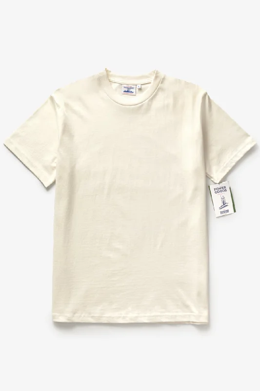 New Deal Power Goods - Everyday Tee - Vanilla