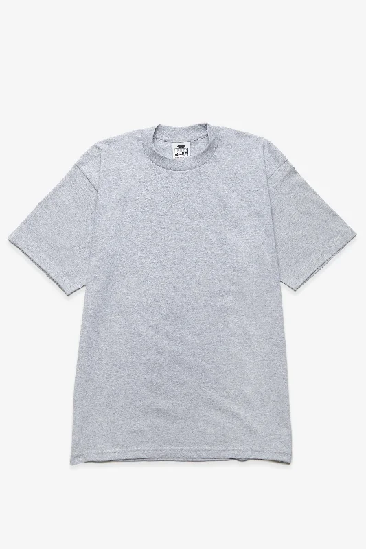 Hurry In Pro Club - Heavyweight T-Shirt - Heather Grey
