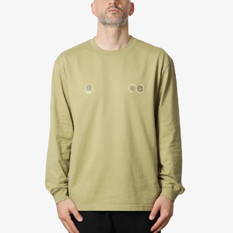 Celebrate the Weekend with Discounts Purple Mountain Observatory Globe Logo Long Sleeve T-Shirt
