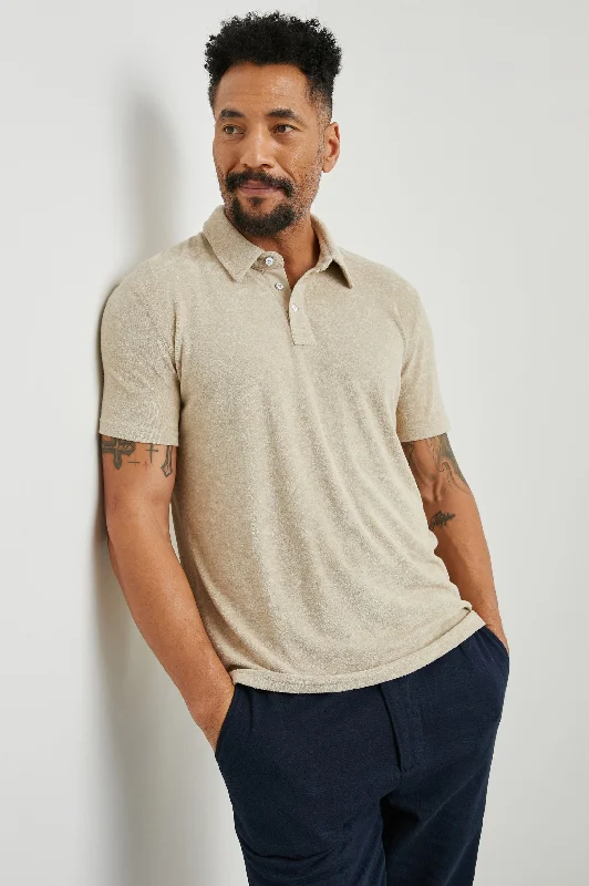 Weekend Specials to Cherish RHEN POLO SHIRT - CHICKPEA