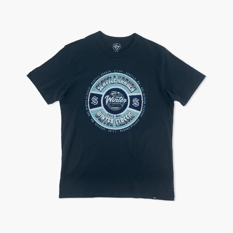 Buy More, Save More Seattle Kraken Regional Winter Classic Navy T-Shirt