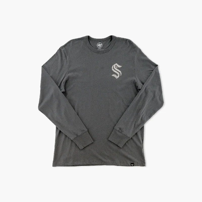 Take Advantage Seattle Kraken Submarine Back Hand Long Sleeve T-Shirt