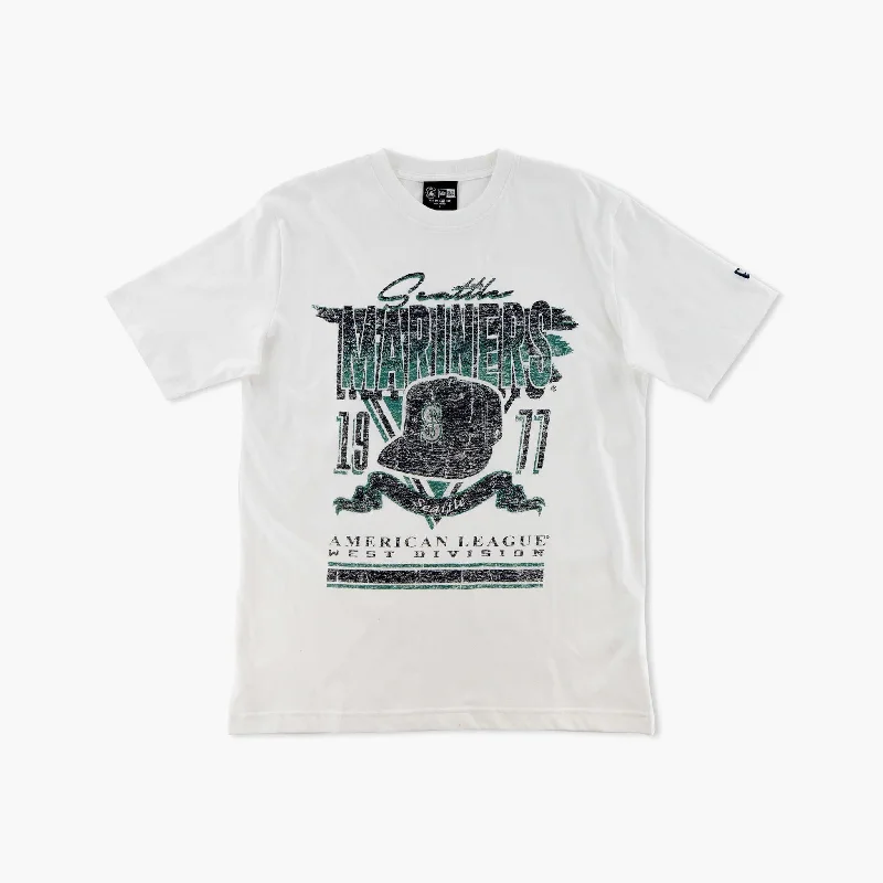 Amazing Value Seattle Mariners 1977 Retro White T-Shirt
