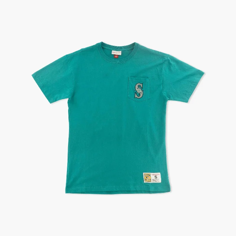 Lowest Rates Seattle Mariners Teal Premium Pocket T-Shirt