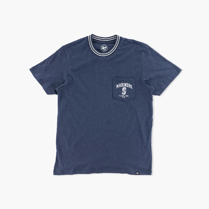 While Supplies Last Seattle Mariners Top Line Navy Pocket T-Shirt