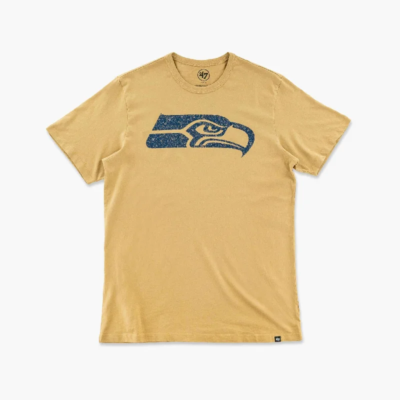 Deep Discounts Seattle Seahawks Dusted Khaki T-Shirt