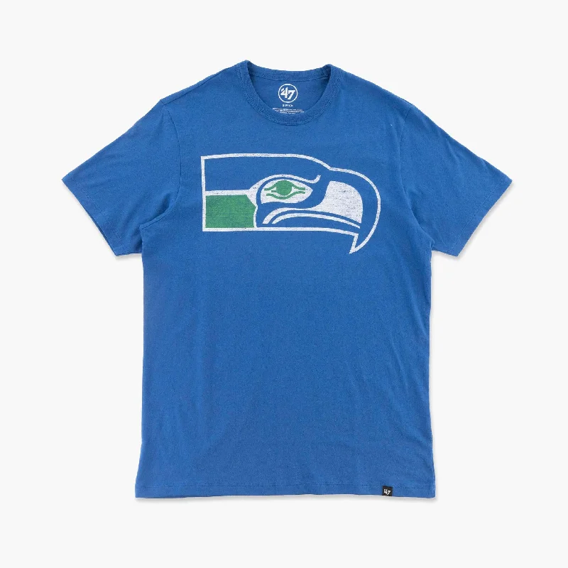 Instant Discount Seattle Seahawks Historic Jetty Blue Premier T-Shirt