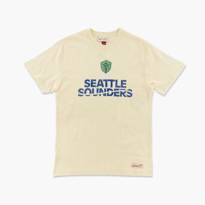 Low Cost Seattle Sounders Cream Starter Slub T-Shirt
