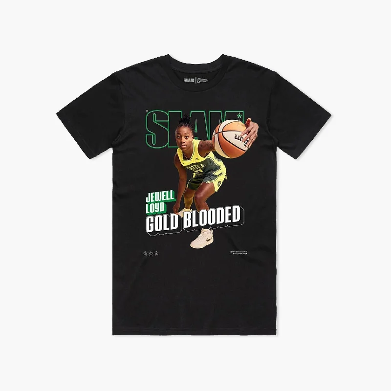 Bargain Alert Seattle Storm Jewell Loyd SLAM Magazine Cover Black T-Shirt