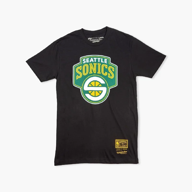Season Finale Sale Seattle SuperSonics Black "S" Logo Premium T-Shirt